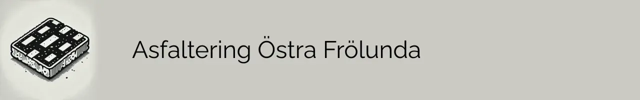 Asfaltering Östra Frölunda